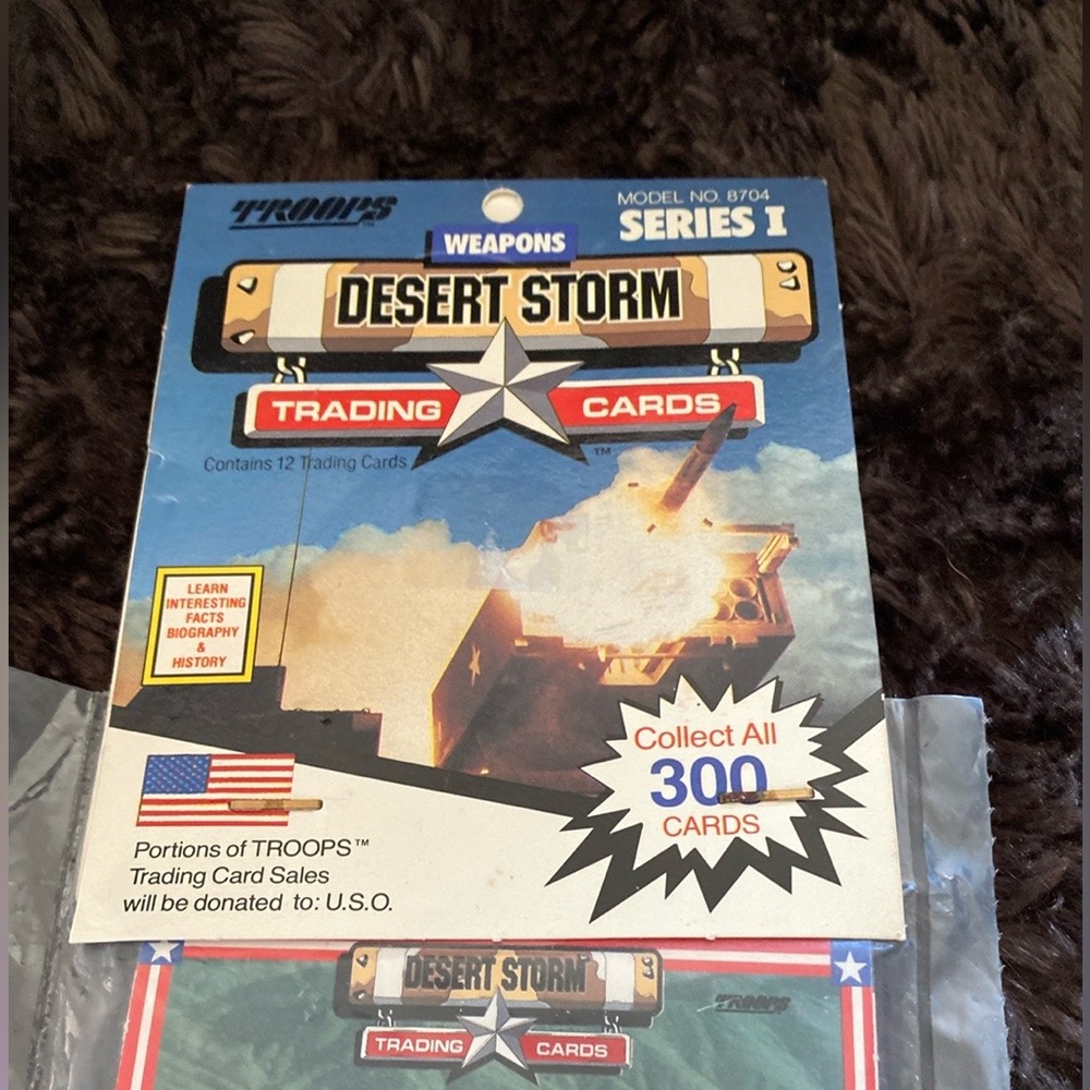 2/$25 Vintage Troops #8704 Series I Desert Storm Cards Spectra Star (12 Cards)